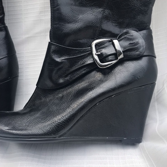 Aerosoles Black Boots New without Box 7 - Picture 3 of 9